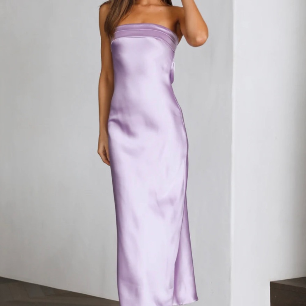 Lilac maxi dress